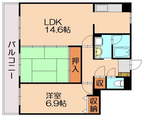 リヴェールの物件間取画像